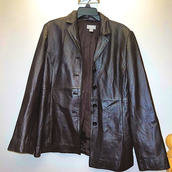 Old Navy Jackets & Blazers - Vintage Old Navy Leather Jacket